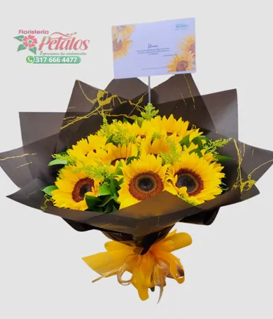 010-Bouquet de girasoles