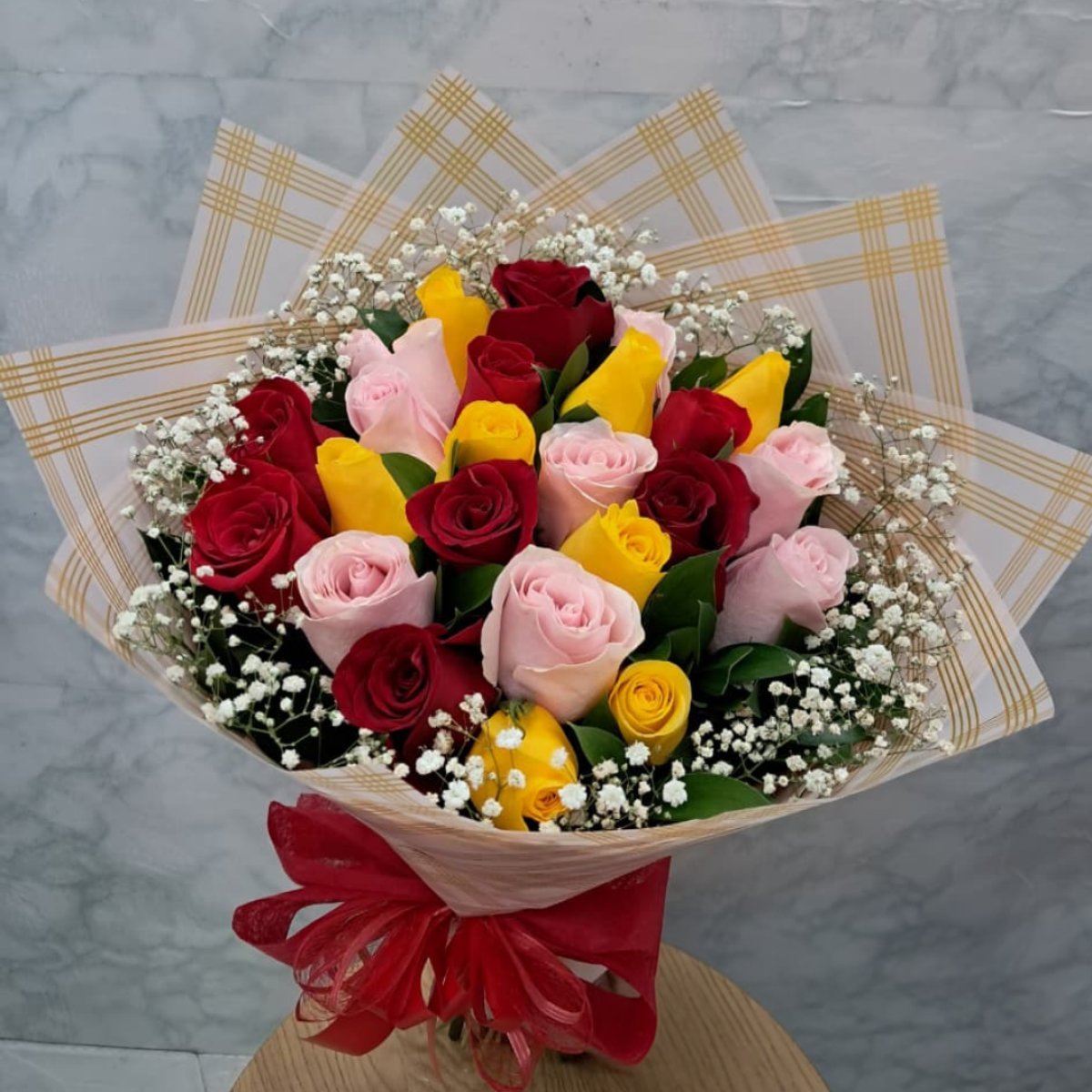 Bouquet de rosas atardecer