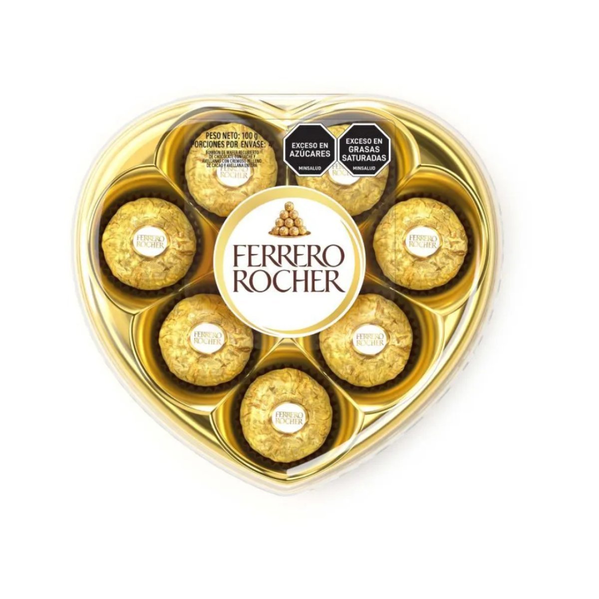 Chocolates Ferrero Rocher Corazón x8
